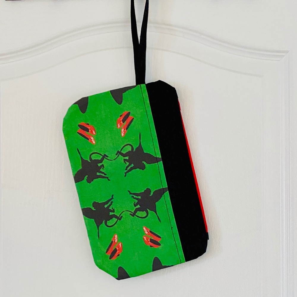 One of a kind handmade Oz Large Wristlet